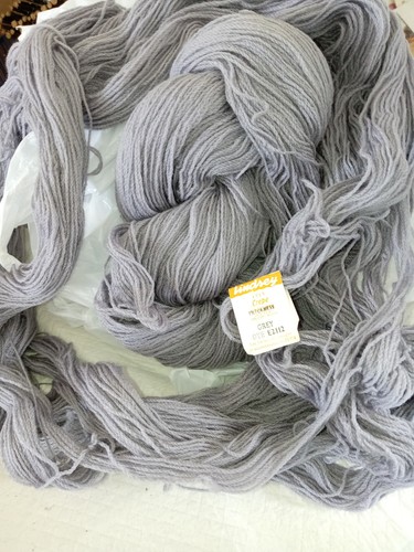 Grau vintage krepp - -,