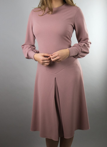 Kleid vintage altrosa - kleid,,